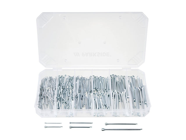 Assortiment d'écrous à oreilles ou de vis sans tête ou de goupilles fendues ou de clous
