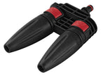 Assortiment de buses pour nettoyeur haute pression : 3 en 1 / rotabuse turbo / jet puissance / double rotabuse