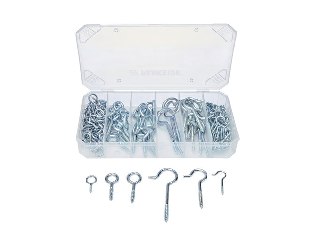 Assortiment de crochets et œillets / gaines thermorétractables / rivets pop / bagues d'étanchéité / colliers de serrage / colliers à oreilles