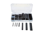 Assortiment de crochets et œillets / gaines thermorétractables / rivets pop / bagues d'étanchéité / colliers de serrage / colliers à oreilles