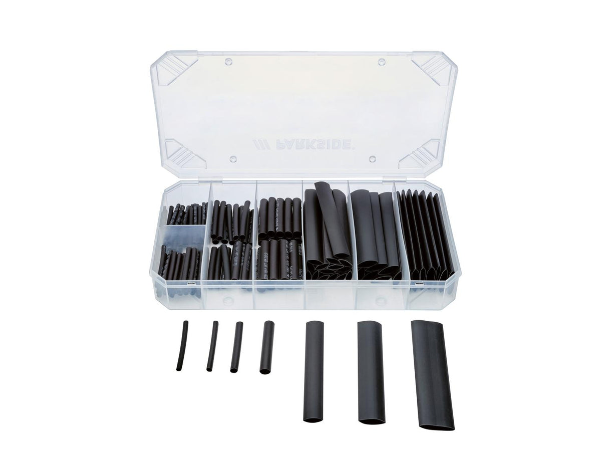 Assortiment de crochets et œillets / gaines thermorétractables / rivets pop / bagues d'étanchéité / colliers de serrage / colliers à oreilles
