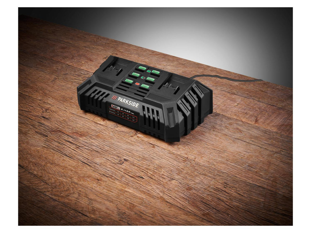 Chargeur de batterie double PDSLG 20 B1, 2,5 A, 20 V