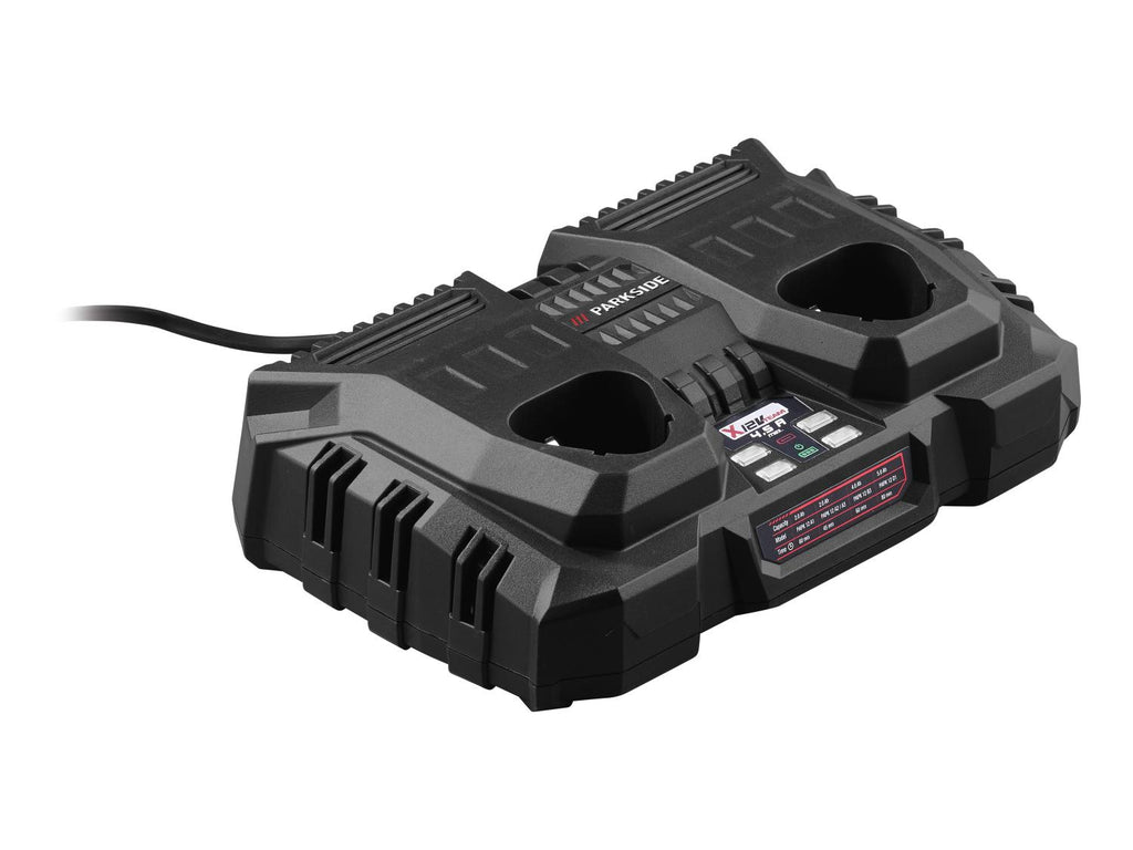 Chargeur de batterie double PDSLK 12 B2, 4,5 A, 12 V