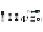 Coffret visseuse sans fil 4 V « PAS 4 D7 » - avec accessoires BBQ, sans bloc d'alimentation USB