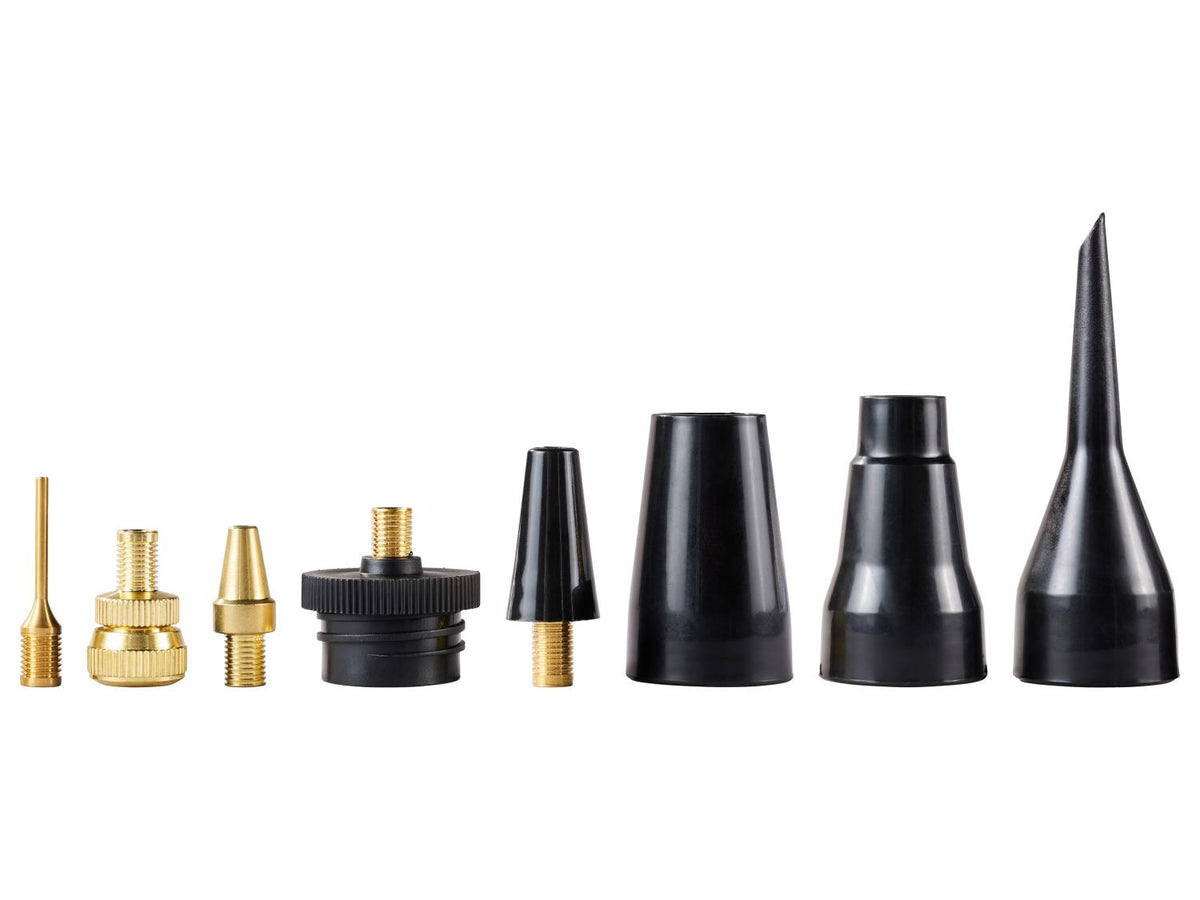 Enrouleur tuyau pneumatique 10 m + set d'accessoires, 13 pièces