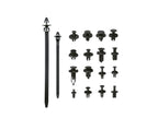 Kit d'outils de démontage auto ou clips de fixation et serre-câbles