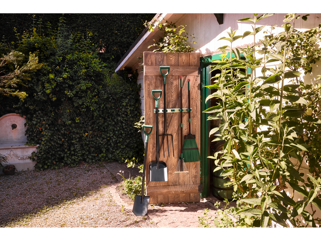 Kit d'outils de jardin : bêche pointue, pelle et fourche à bêcher