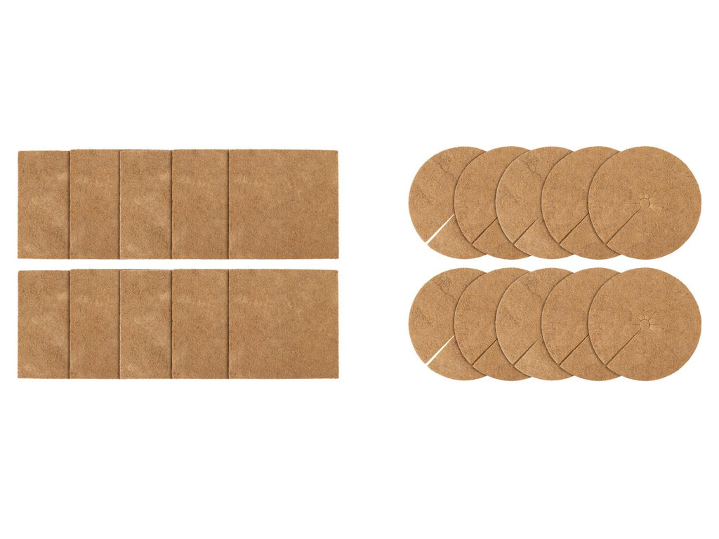 Lot de 10 disques de coco