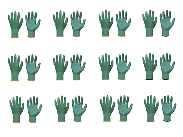 Lot de 12 gants en nitrile