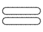 Lot de 2 chaînes de rechange pour tronçonneuse