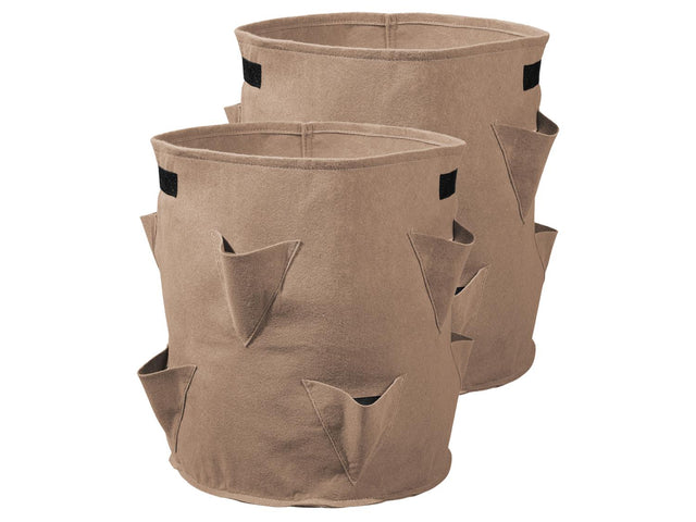 Lot de 2 sacs de plantation en feutre