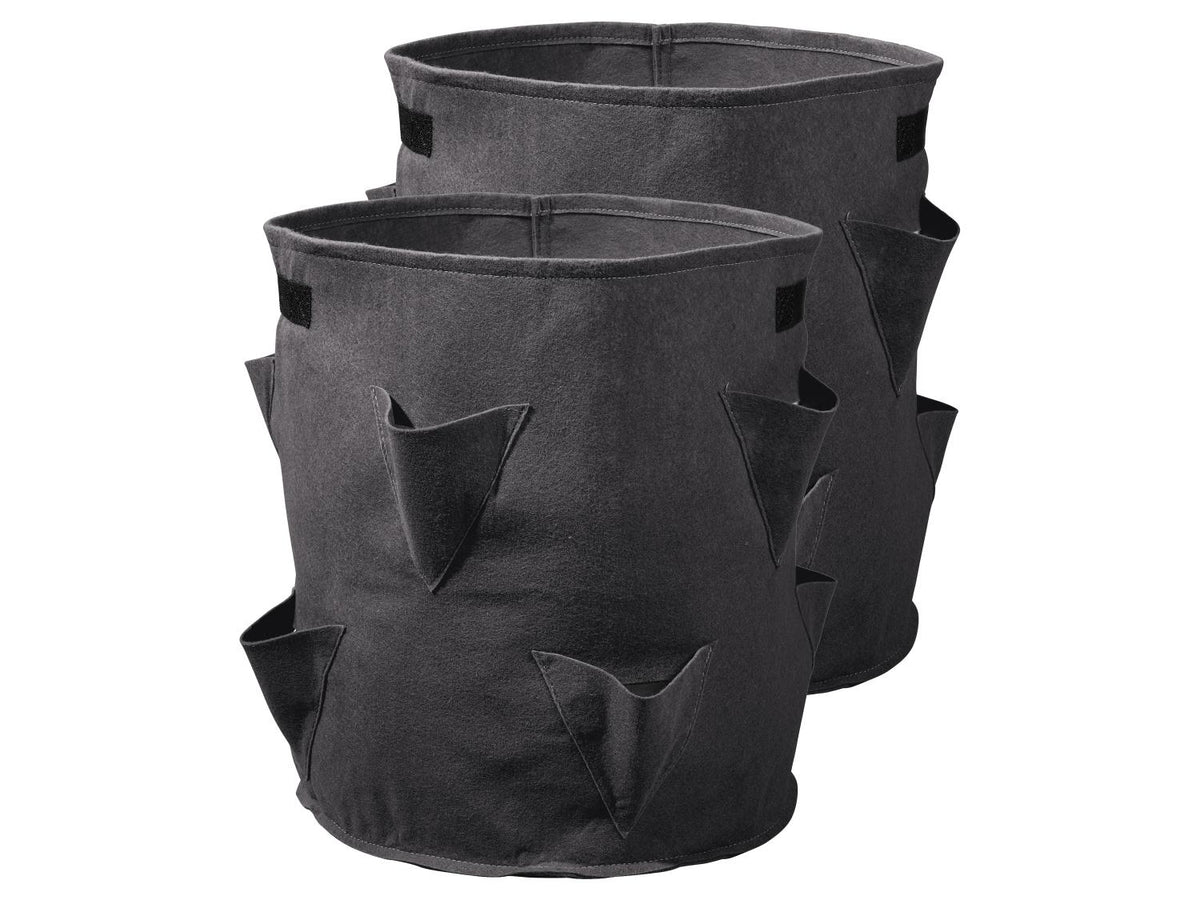 Lot de 2 sacs de plantation en feutre