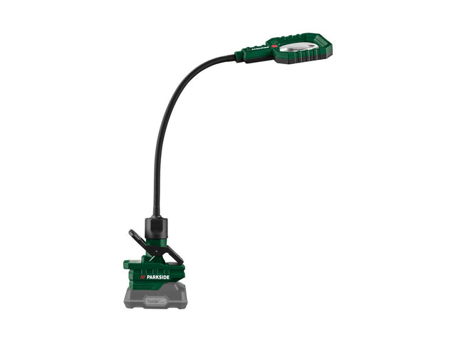 Loupe LED à col de cygne 20 V PLSLA 20-Li A1 ou projecteur PLSSA 20-Li A1 - sans batterie - sans chargeur