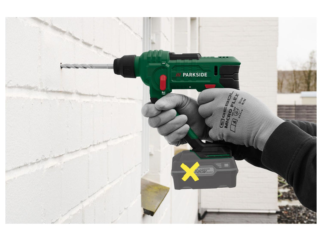 Marteau perforateur sans fil 20 V, PABH 20-Li D4, sans batterie ni chargeur