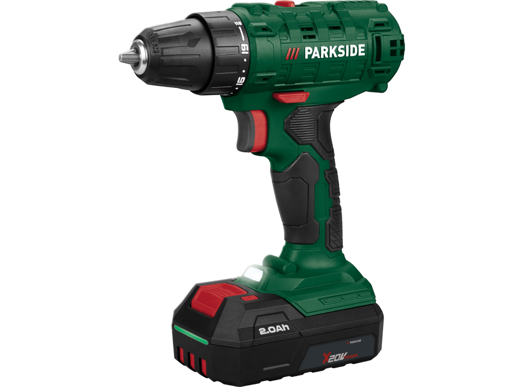 Perceuse-visseuse sans fil 20 V, PBSSA 20-Li B1, avec batterie et chargeur