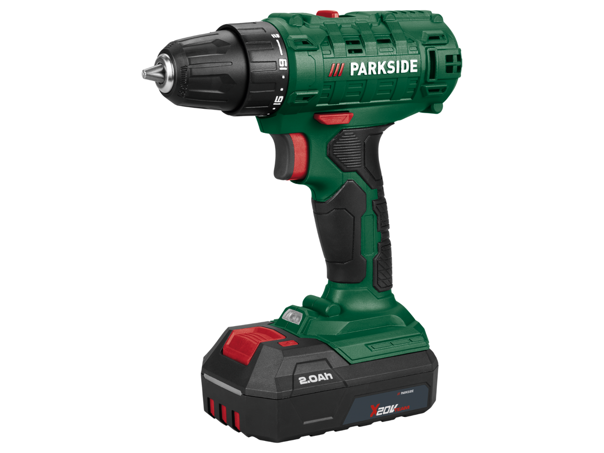 Perceuse-visseuse sans fil 20 V, PBSSA 20-Li B1, avec batterie et chargeur