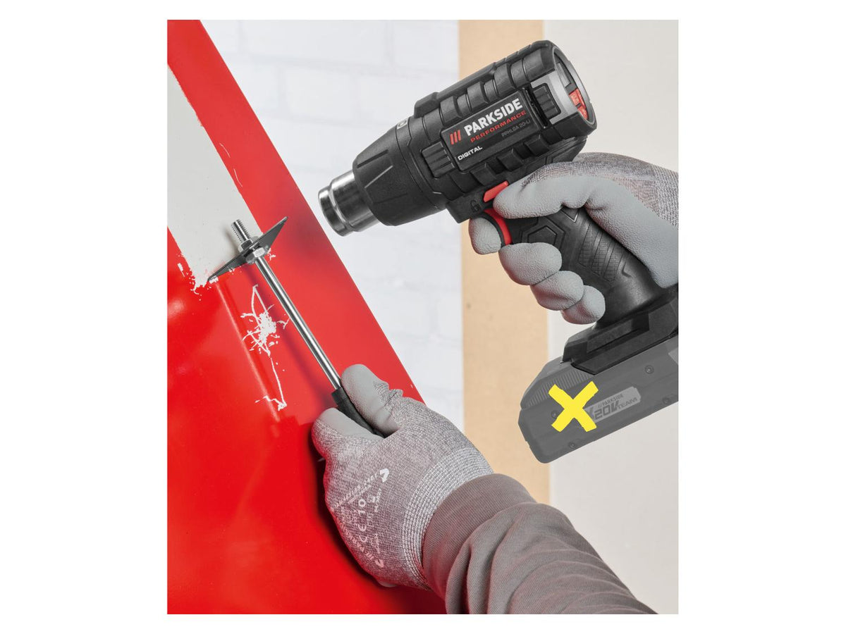 Décapeur thermique sans fil PPHLGA 20-Li B3, 20 V