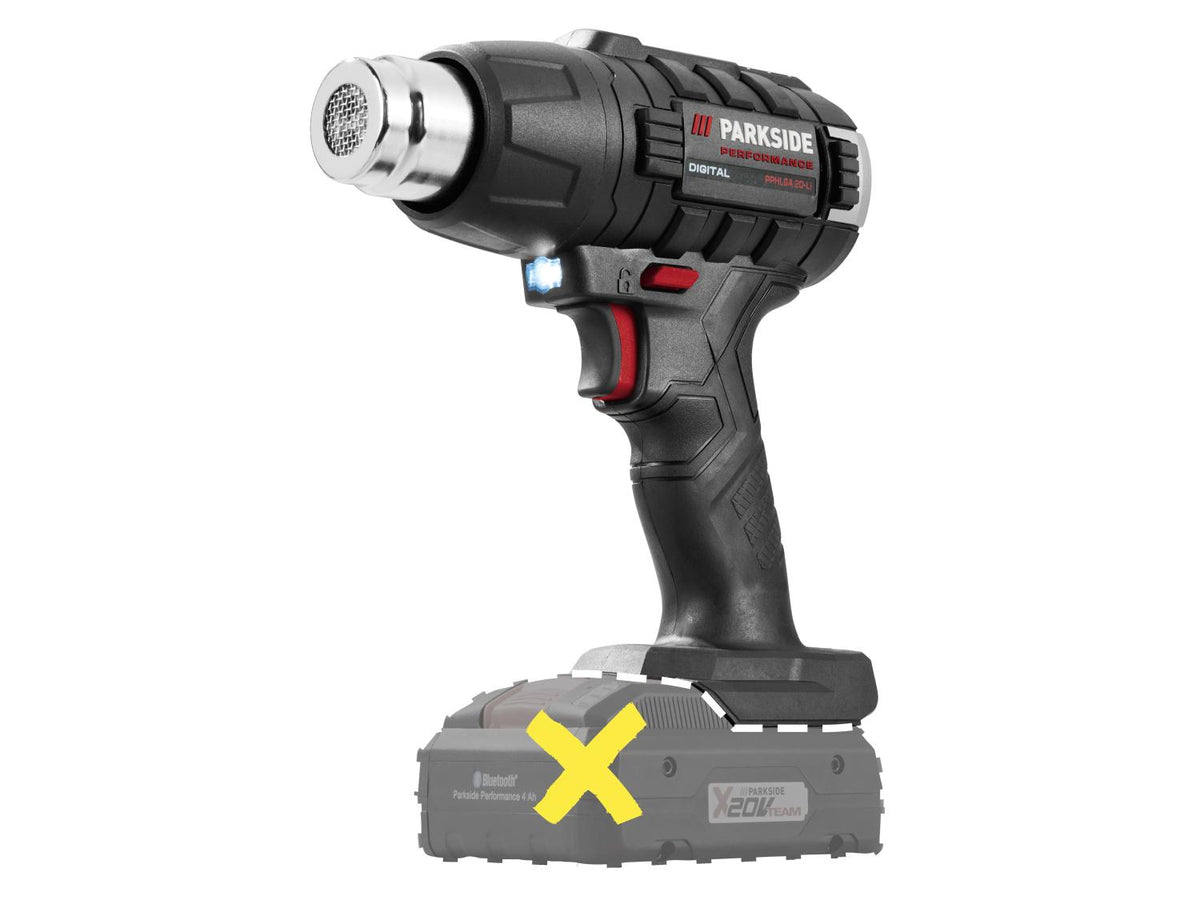 Décapeur thermique sans fil PPHLGA 20-Li B3, 20 V