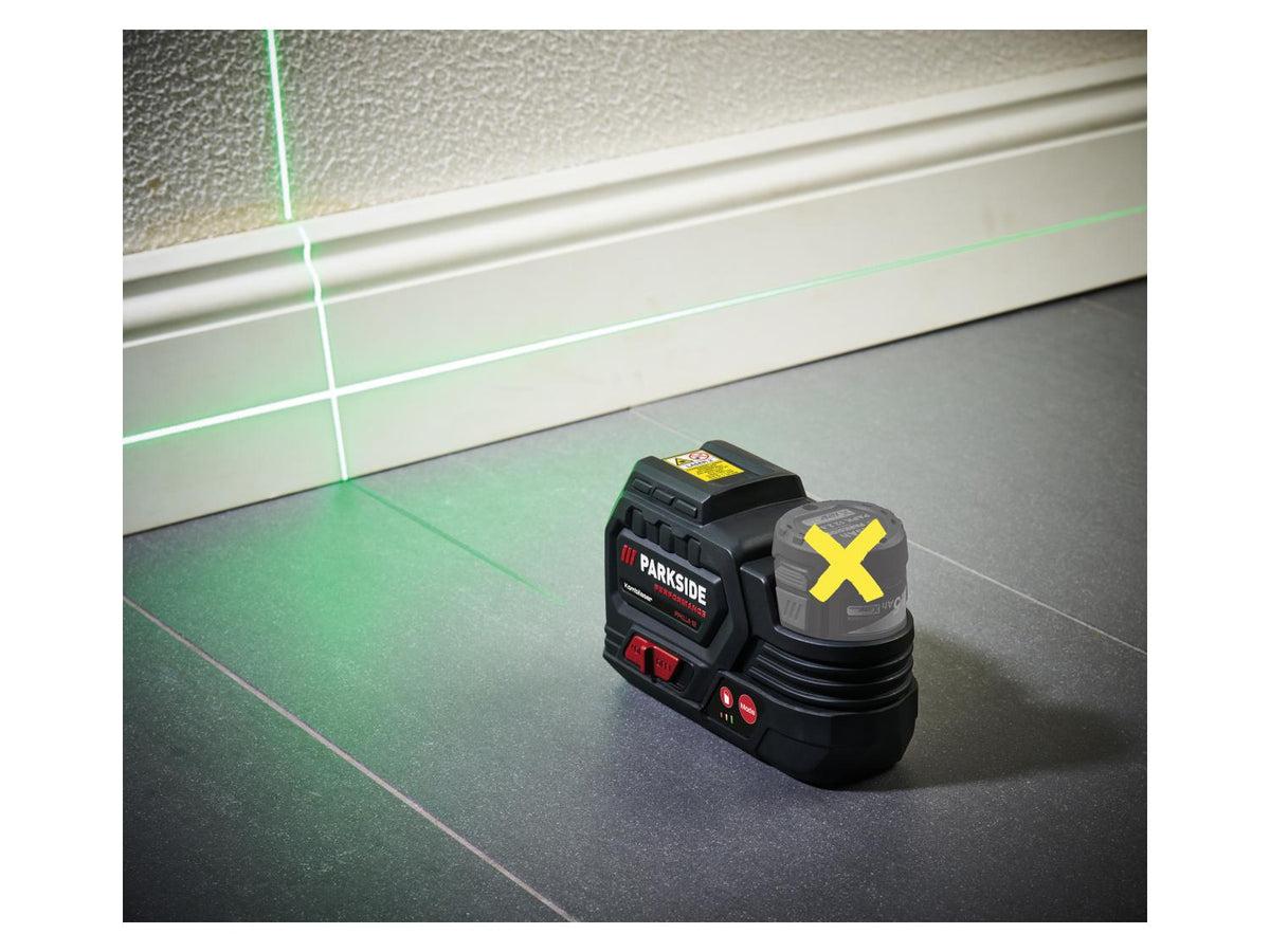 Niveau laser en croix sans fil 12 V, PPKLLA 12 A1, sans batterie – sans chargeur
