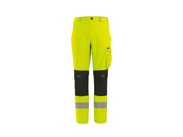 Pantalon de travail en softshell réfléchissant homme
