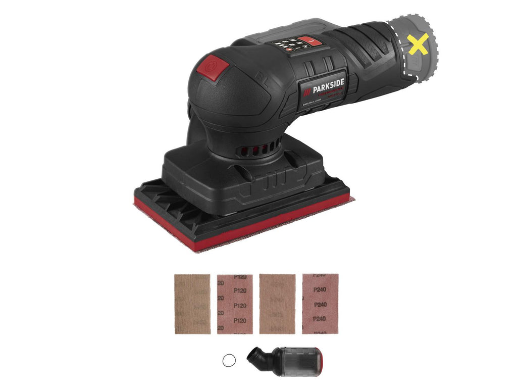 Ponceuse excentrique sans fil 12 V ou ponceuse vibrante sans fil - sans batterie – sans chargeur