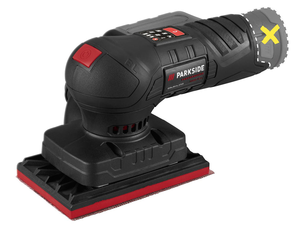 Ponceuse excentrique sans fil 12 V ou ponceuse vibrante sans fil - sans batterie – sans chargeur