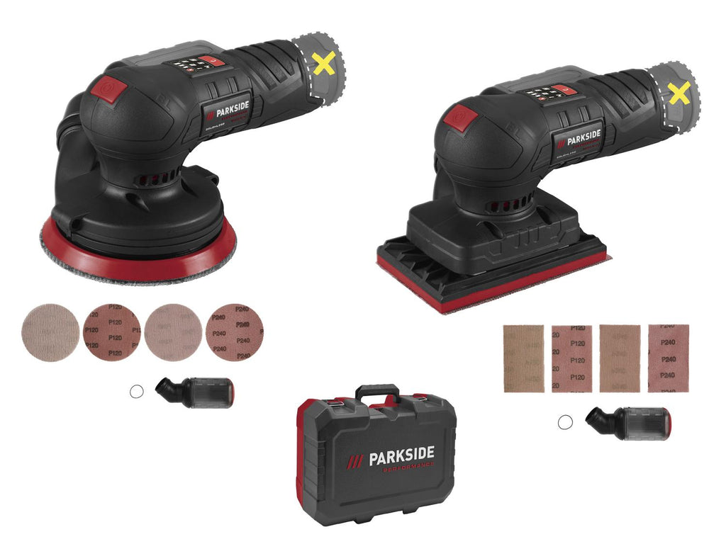 Ponceuse excentrique sans fil 12 V ou ponceuse vibrante sans fil - sans batterie – sans chargeur