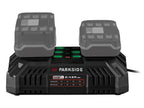 Pulvérisateur à dos sans fil + 2 batteries + chargeur double, 40 V