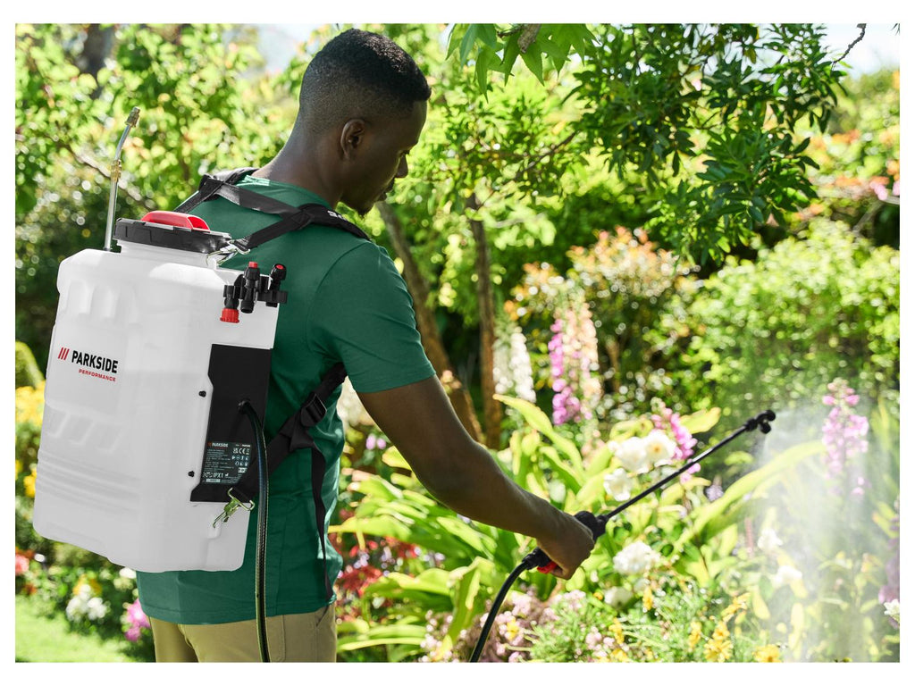 Pulvérisateur à dos sans fil + 2 batteries + chargeur double, 40 V