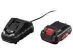 Set de perceuse-visseuse à percussion sans fil 20 V « PSBSAP 20-Li D4 », avec batterie et chargeur