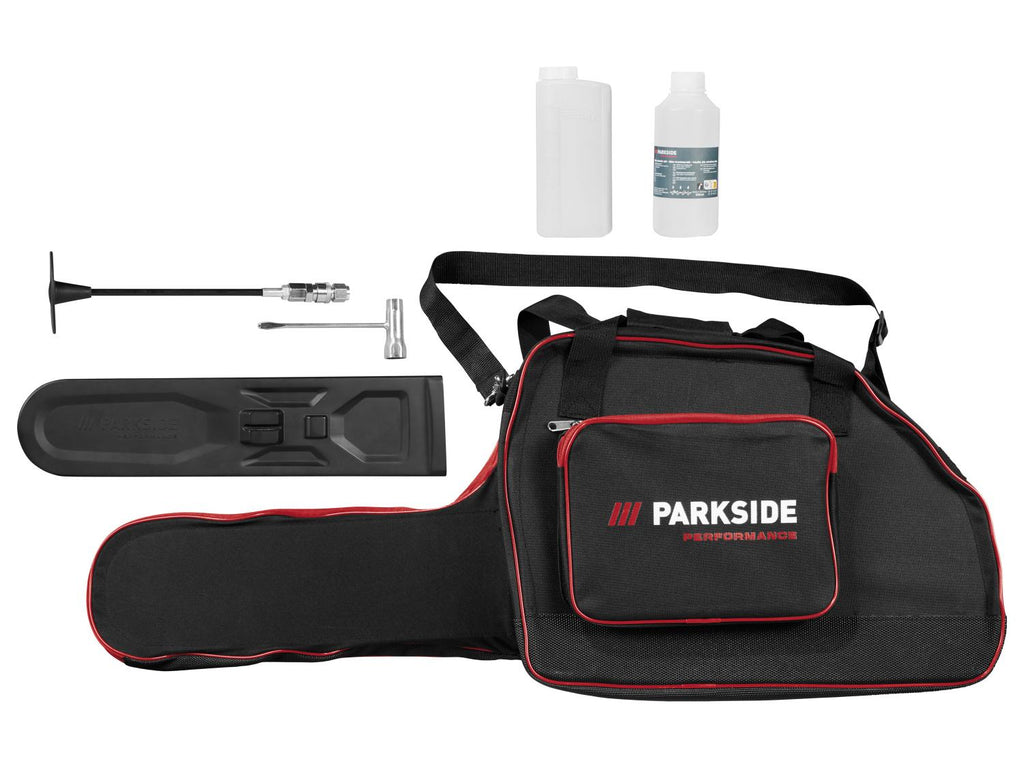 Tronçonneuse à essence avec démarrage électrique PPBKS 56 C3, 18", 20 V