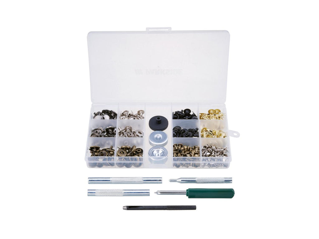 Pince emporte-pièce avec boutons-pression, 358 pièces