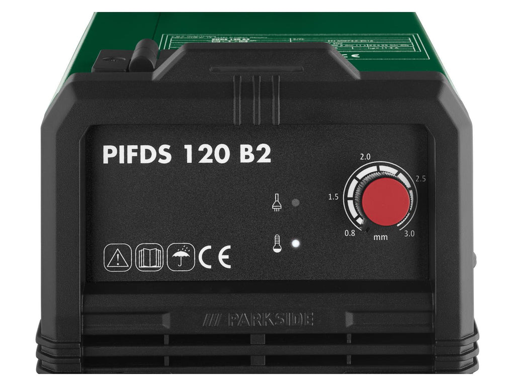 Poste à souder inverter à fil fourré »PIFDS 120 B2«
