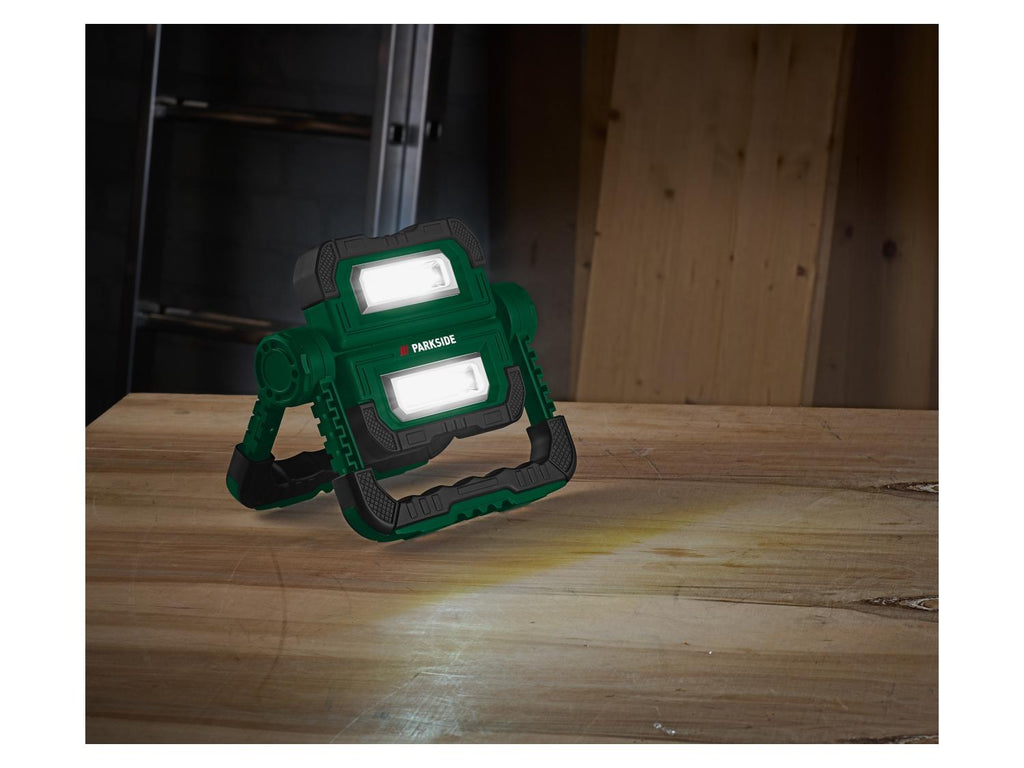 Projecteur LED avec batterie externe Powerbank, 2x500 lm, 10 W