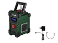 Radio de chantier sans fil PBR 10 A1, 20 V/ 12 V/ 230 V, sans batterie – sans chargeur