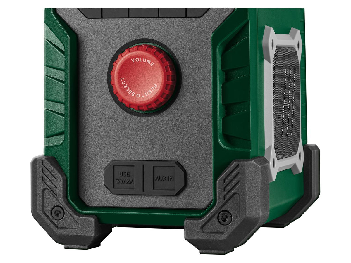 Radio de chantier sans fil PBR 10 A1, 20 V/ 12 V/ 230 V, sans batterie – sans chargeur