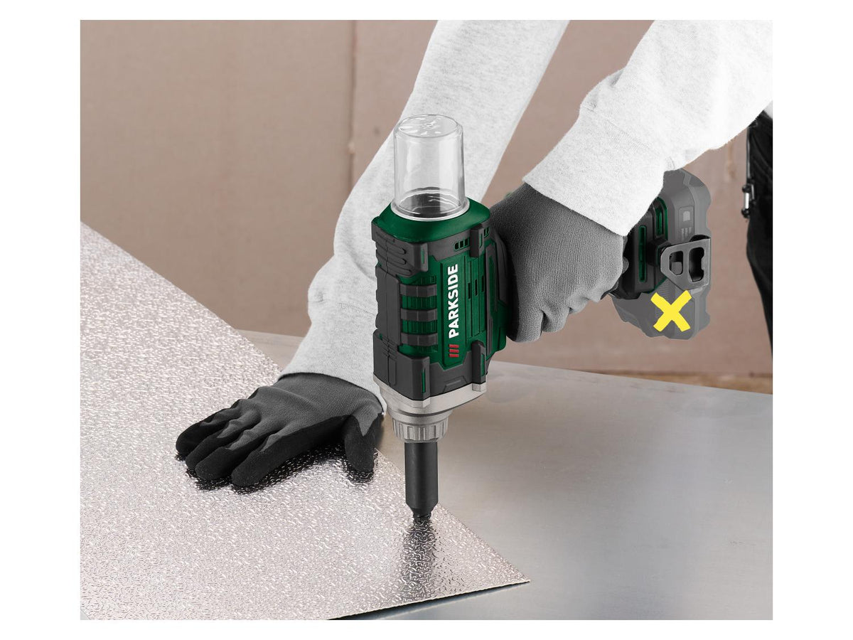 Riveteuse sans fil pour rivets aveugles PABNSG 20-Li A1, Ø 2,4-6,0 mm, 20 V