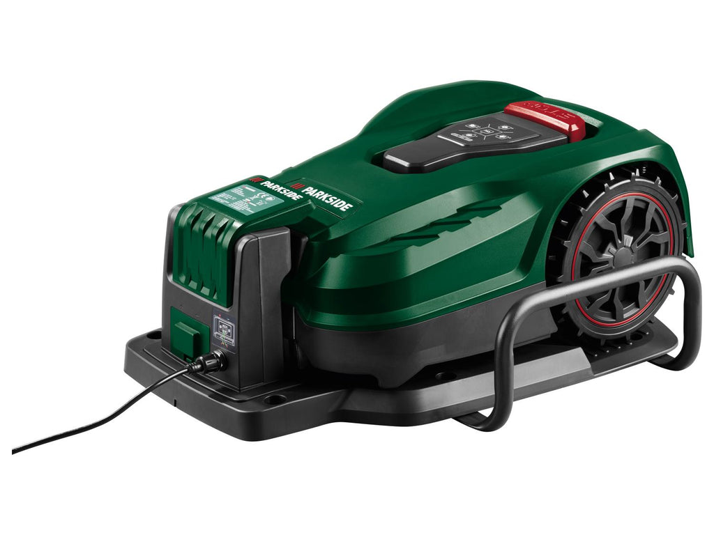 Robot tondeuse 20 V »PAMRC 250 A1 City«, avec batterie et station de recharge