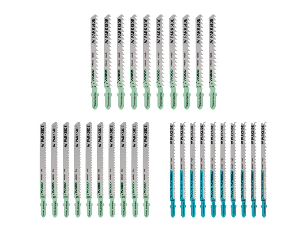 Set de 30 lames de scie sauteuse