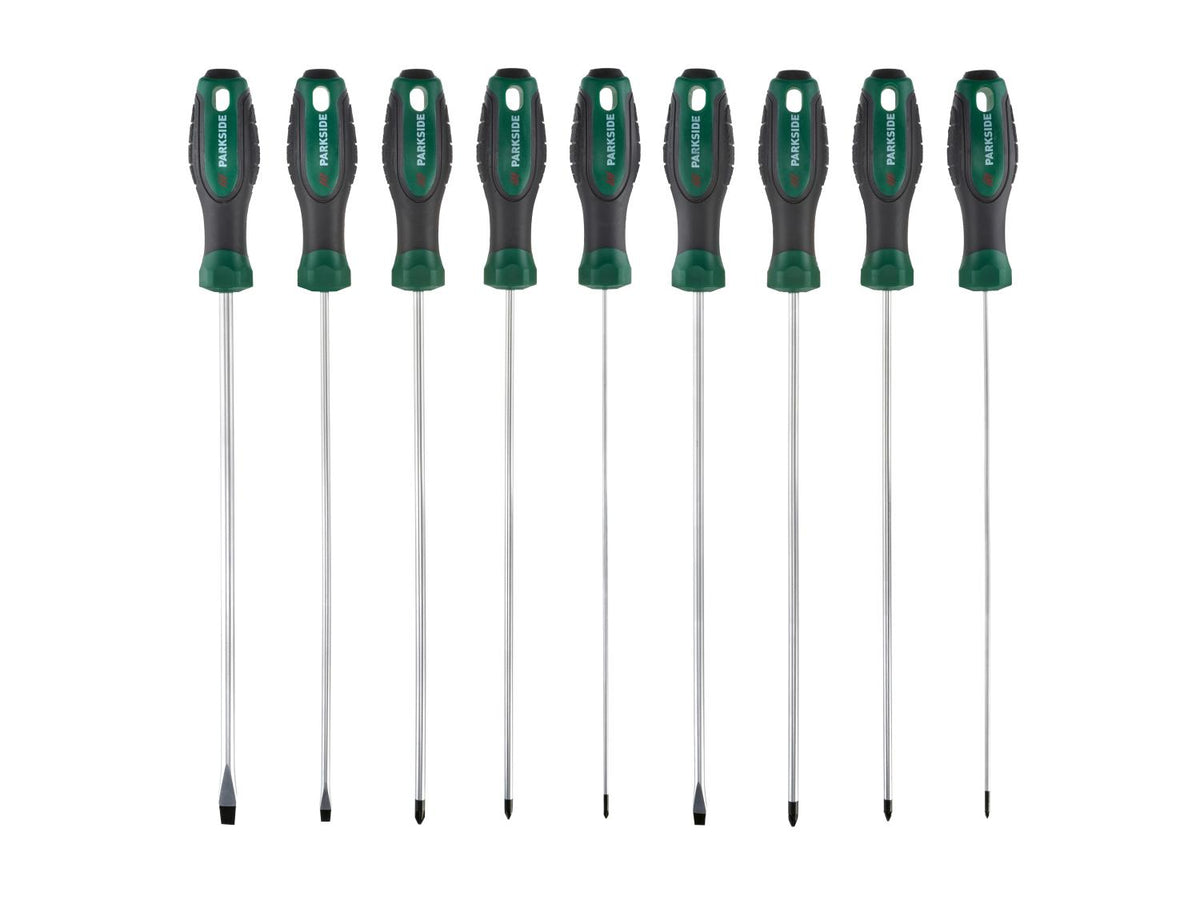 Set de 5 clés à douille avec poignée en T ou set de 9 tournevis longs