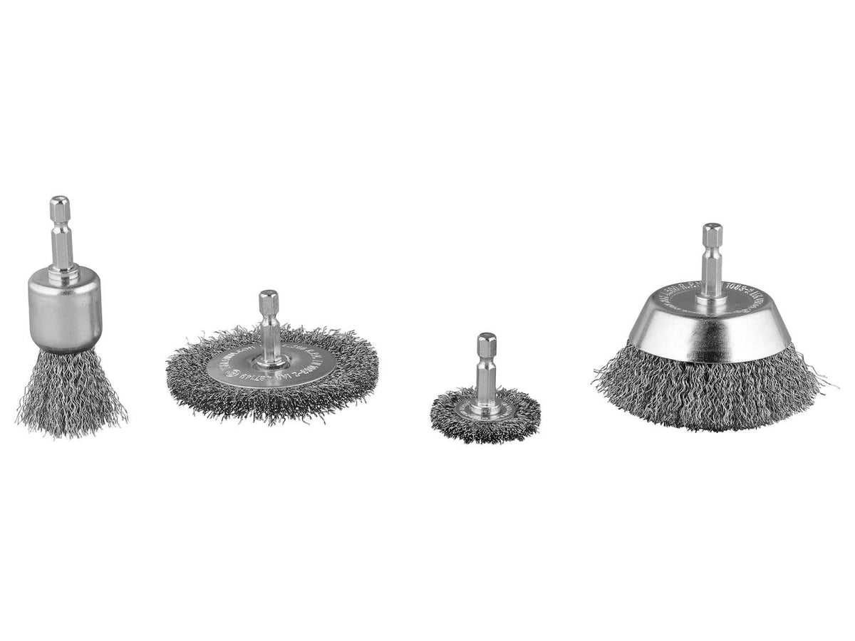 Set de brosses métalliques ou set de polissage ou set de brosses en nylon ou pompe pour perceuse
