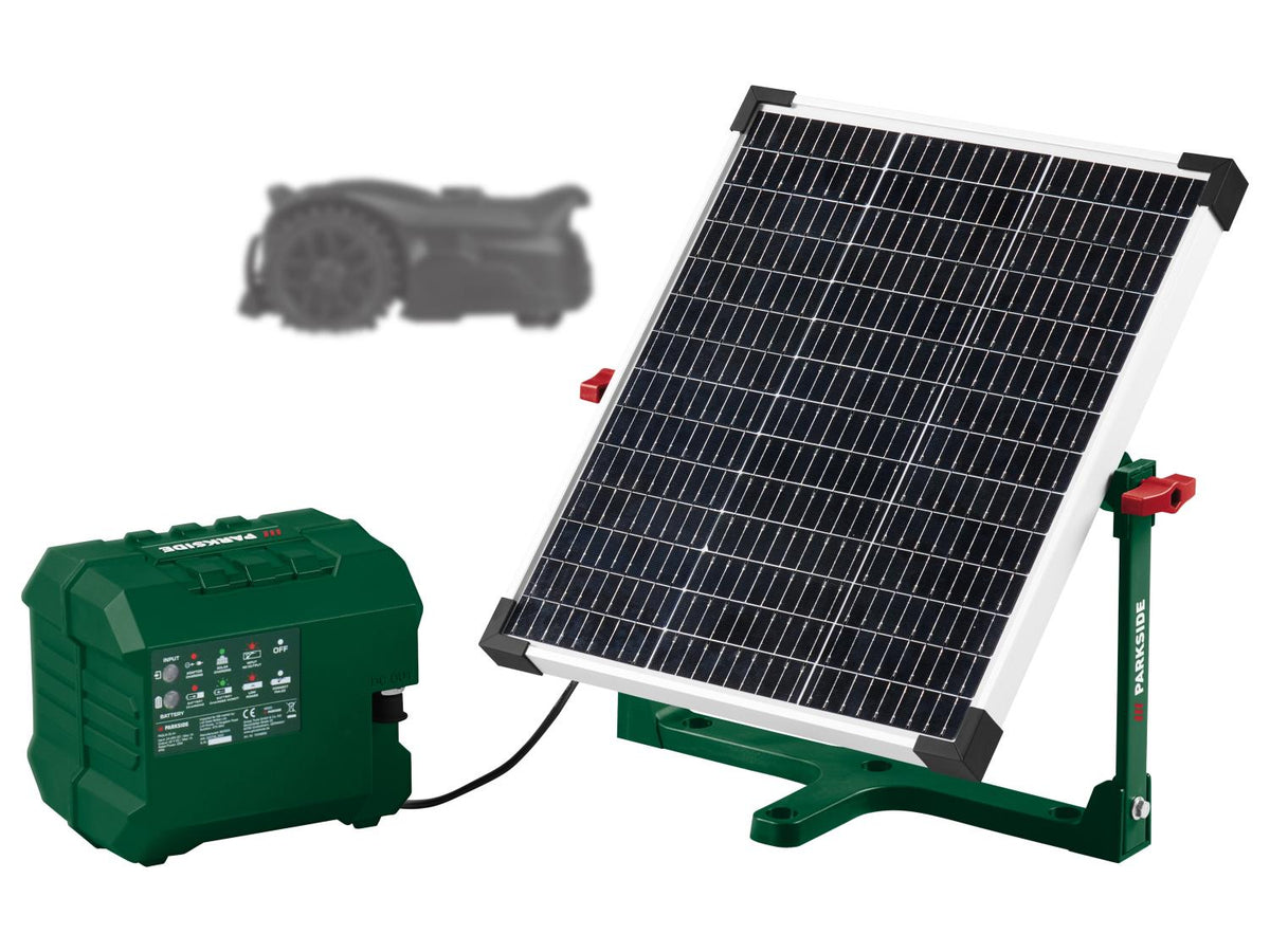 Station de recharge solaire sans fil pour tondeuse robot PASLM 25 A1, 20 V