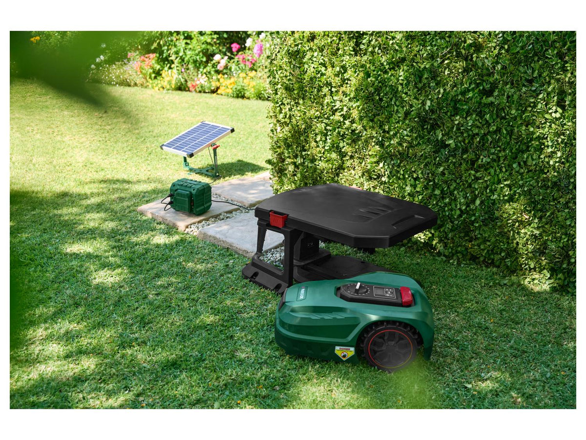 Station de recharge solaire sans fil pour tondeuse robot PASLM 25 A1, 20 V