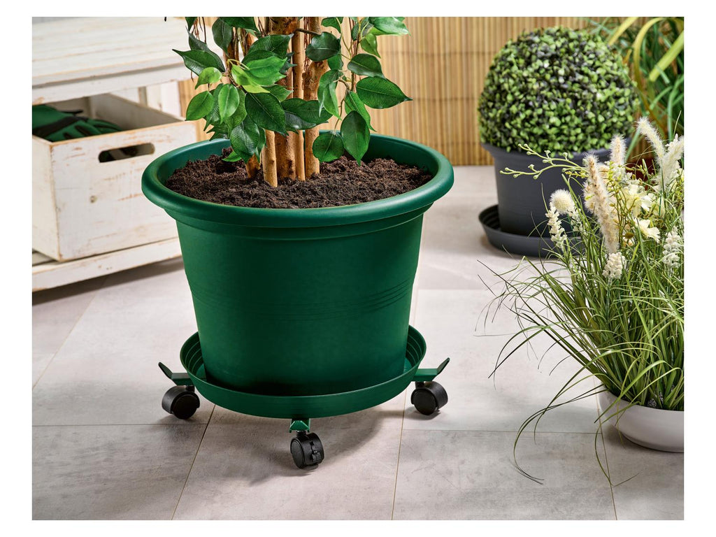 Support à roulettes télescopique pour plantes