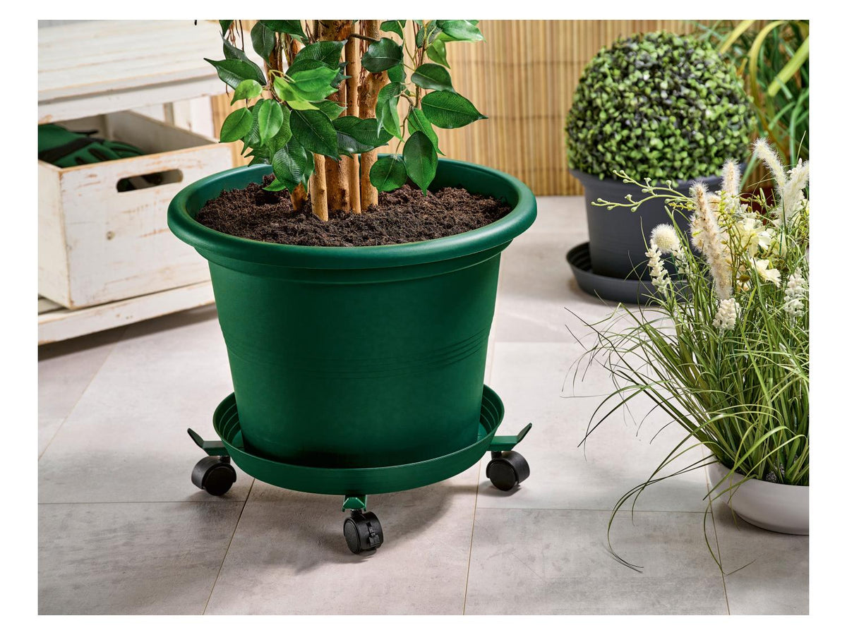 Support à roulettes télescopique pour plantes