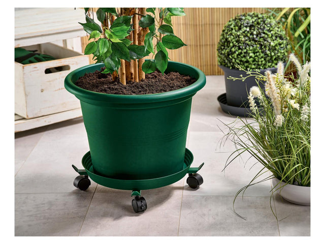 Support à roulettes télescopique pour plantes