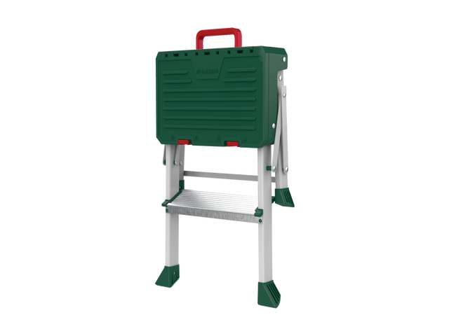 Tabouret d'atelier avec rangement pour outils, 2 niveaux