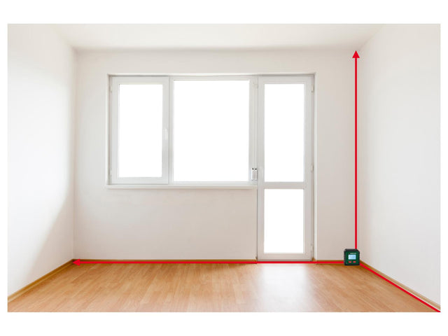 Télémètre laser avec mètre ruban PLMB C3, rouge, 50 m