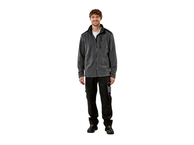 Veste homme en imitation peau lainée
