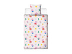Parure de lit double face pour enfant, 140 x 200 cm